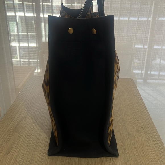 Saint Laurent Canvas Rive Gauche Leopard - Picture 7 of 10